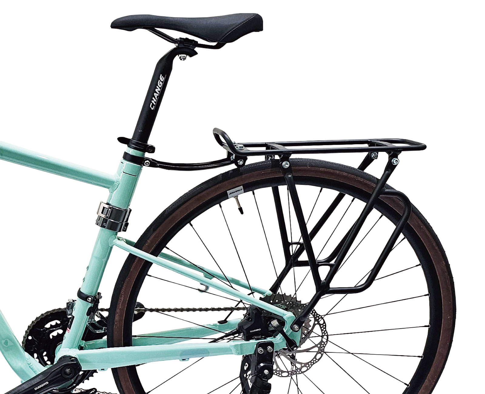 adaptador de porta paquetes changebike