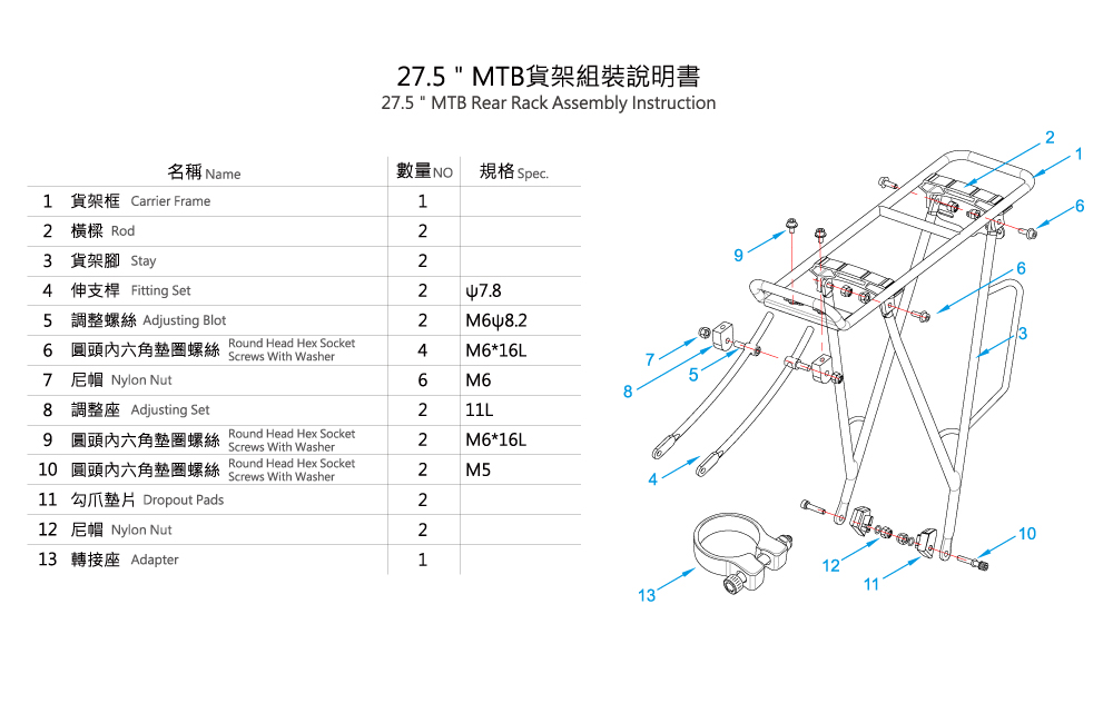 rear rack changebike