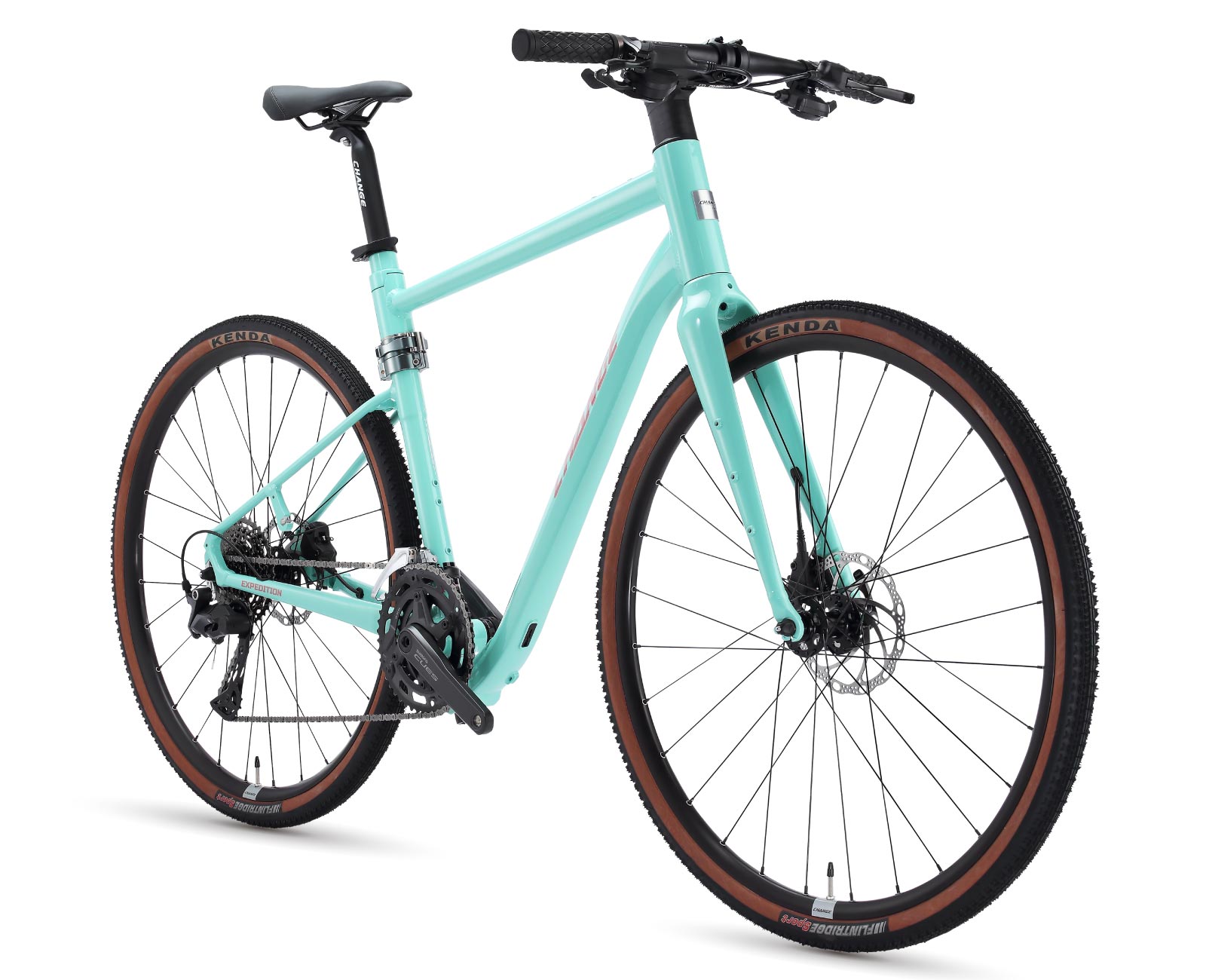 La bicicleta de gravel CHANGE está diseñada para enfatizar la comodidad y la durabilidad, siendo adecuada para paseos largos y en diversos terrenos.