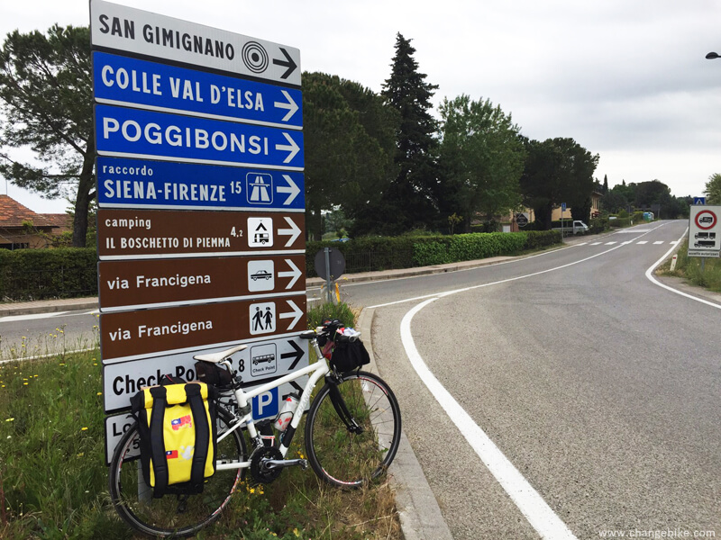 bike tour changebike san-gimignano italy