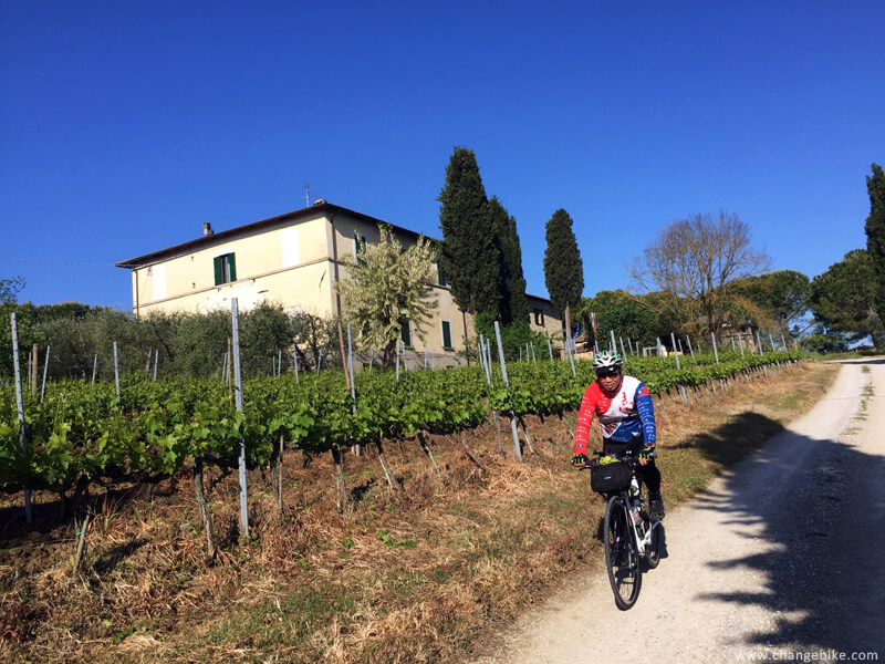 bike trip changebike siena italy