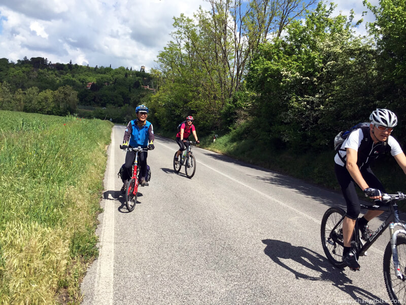 adventure cycling changebike siena italy