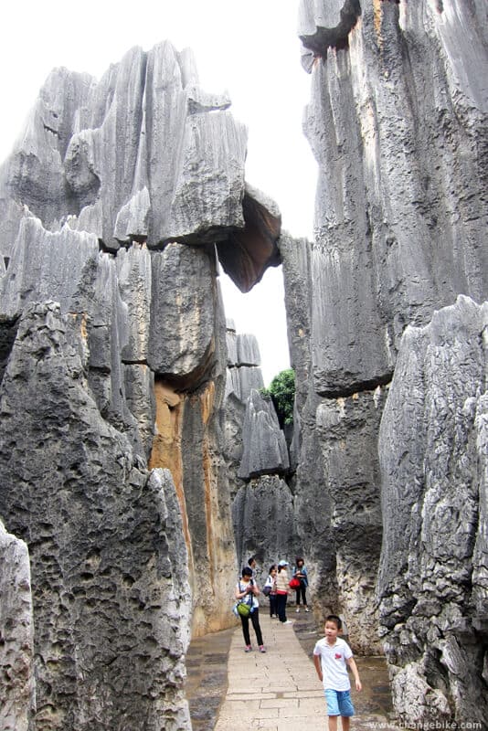 changebike cycle touring yunnan shilin daguanlou