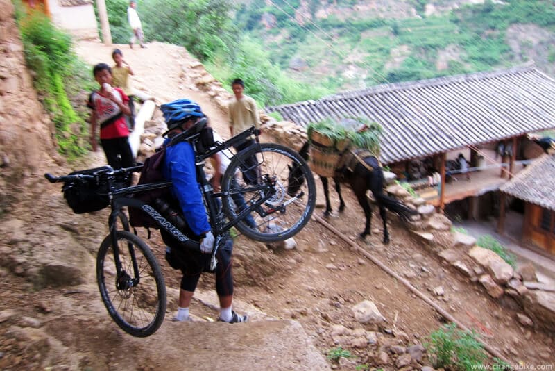changebike bike tour yunnan baoshan stone city