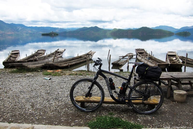 changebike bike trip yunnan Lugu Lake