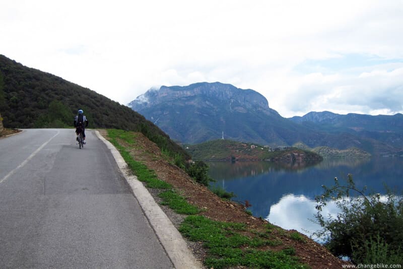 changebike bike trip yunnan Lugu Lake