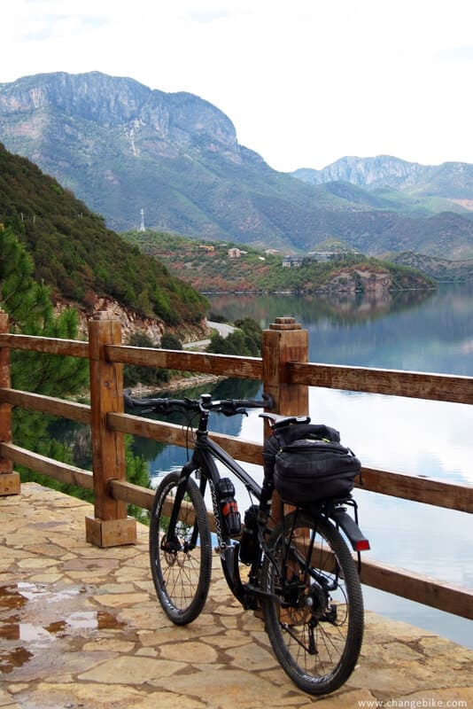 changebike bike trip yunnan Lugu Lake