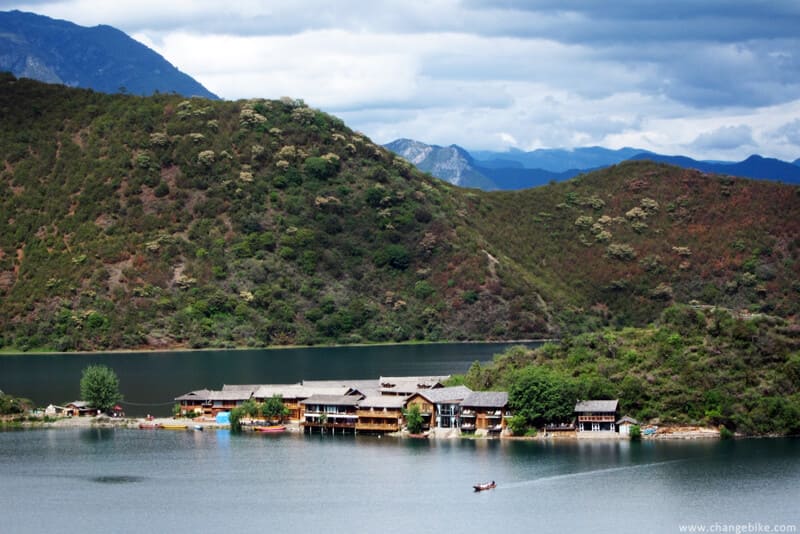 changebike bike trip yunnan Lugu Lake