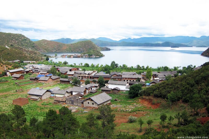 changebike bike trip yunnan Lugu Lake