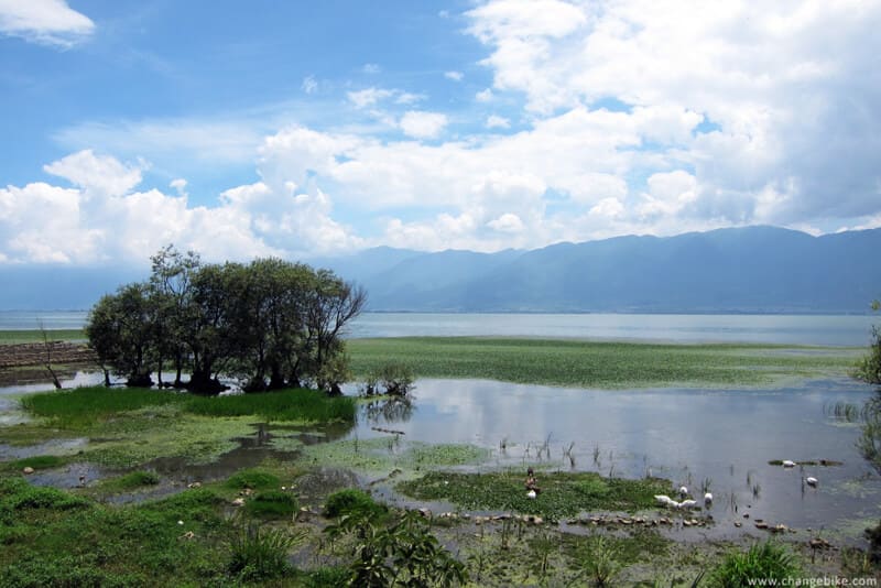 changebike adventure bike tours yunnan erhai