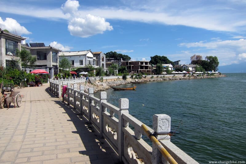 changebike adventure bike tours yunnan erhai