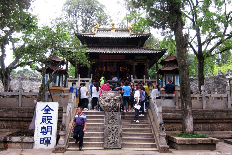 changebike adventure cycling yunnan kunming bronze hall