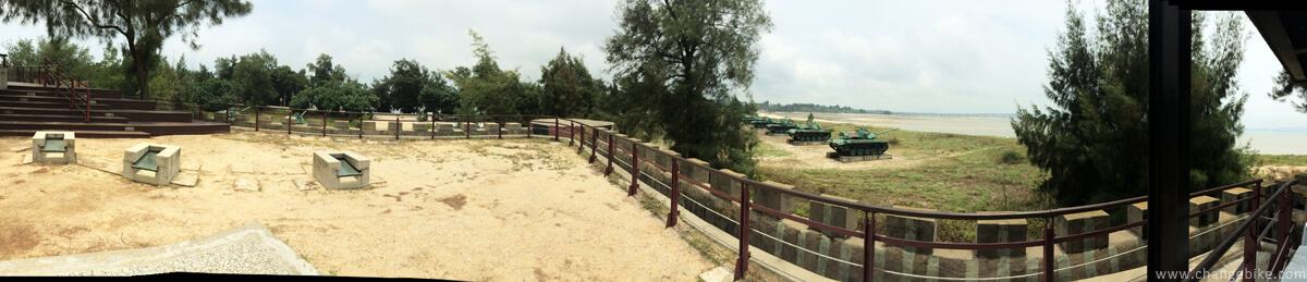 changebike cycle touring in Kinmen Cihu Triangle Fortress