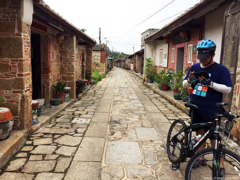 changebike adventure cycling in Kinmen Ming Dynasty