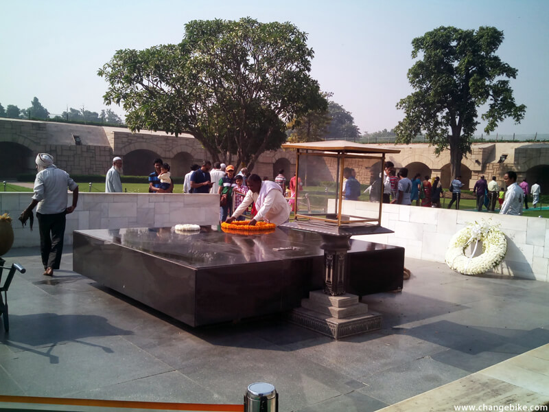 bike trip changebike rajghat india