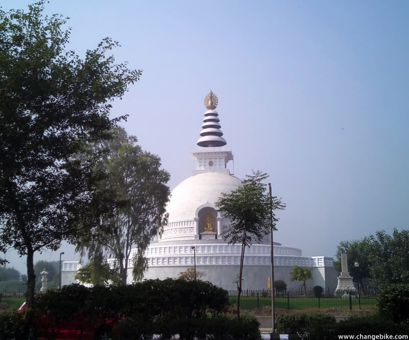 bike trip changebike humayun's tomb india