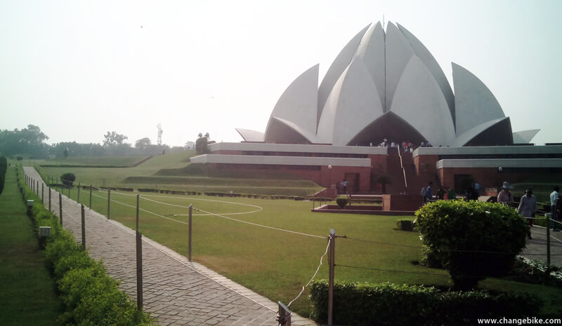 adventure bike tours changebike lotus temple india
