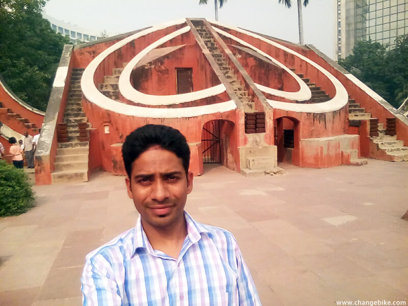 travel bike changebike jantar mantar india