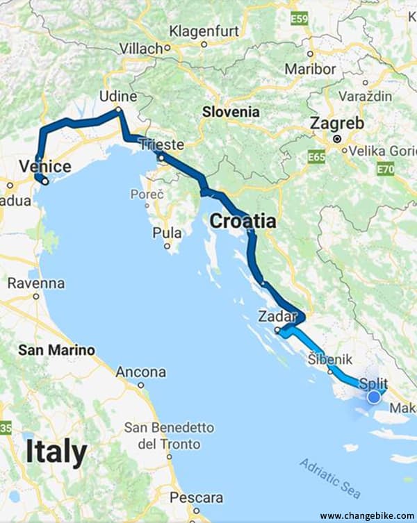 changebike bike tour in Europe