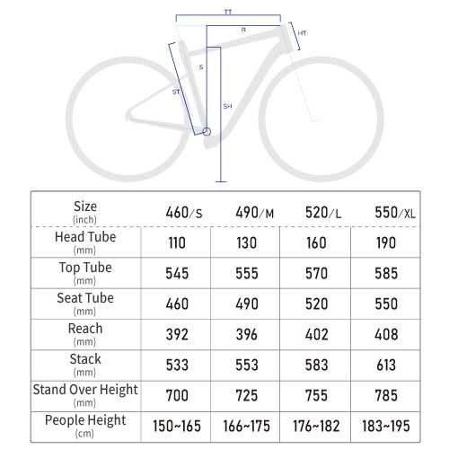 gravel changebike size