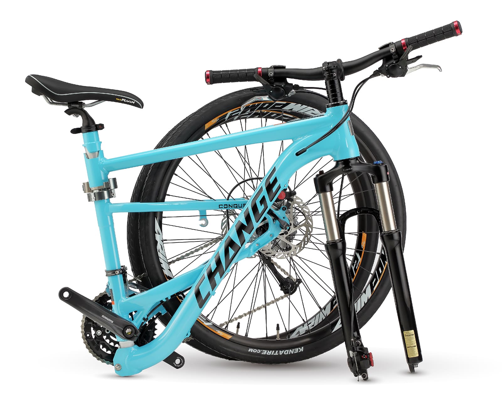 27.5 mtb 山地折叠车 changebike df-809b