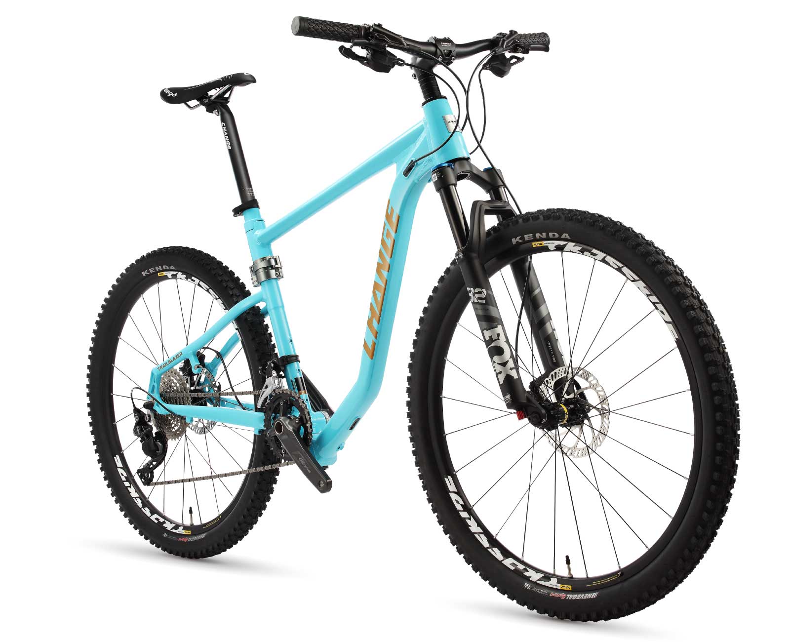 DF-912B mountain folding bike with Shimano Deore 20-speed groupset and FOX Performance fork.