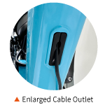 Enlarged Cable Outlet