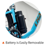 Battery is Easily Removable